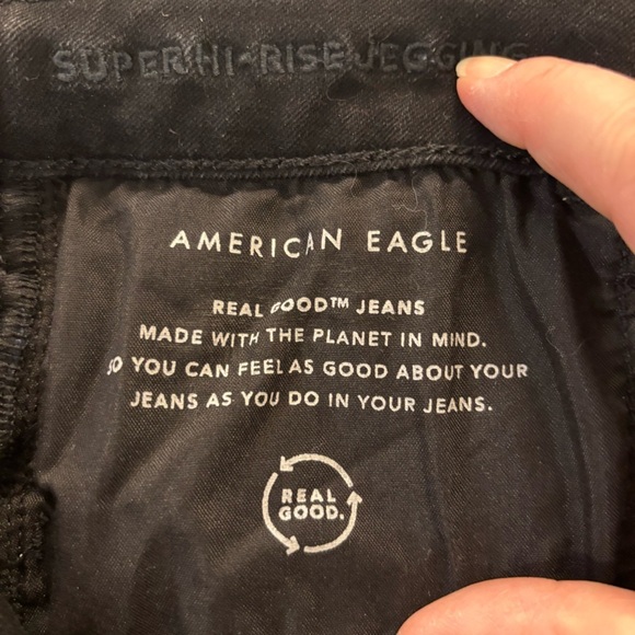American Eagle crop skinny jeans black - Picture 10 of 11